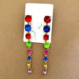 ❤️💙Rainbow Drop Earrings💚💗